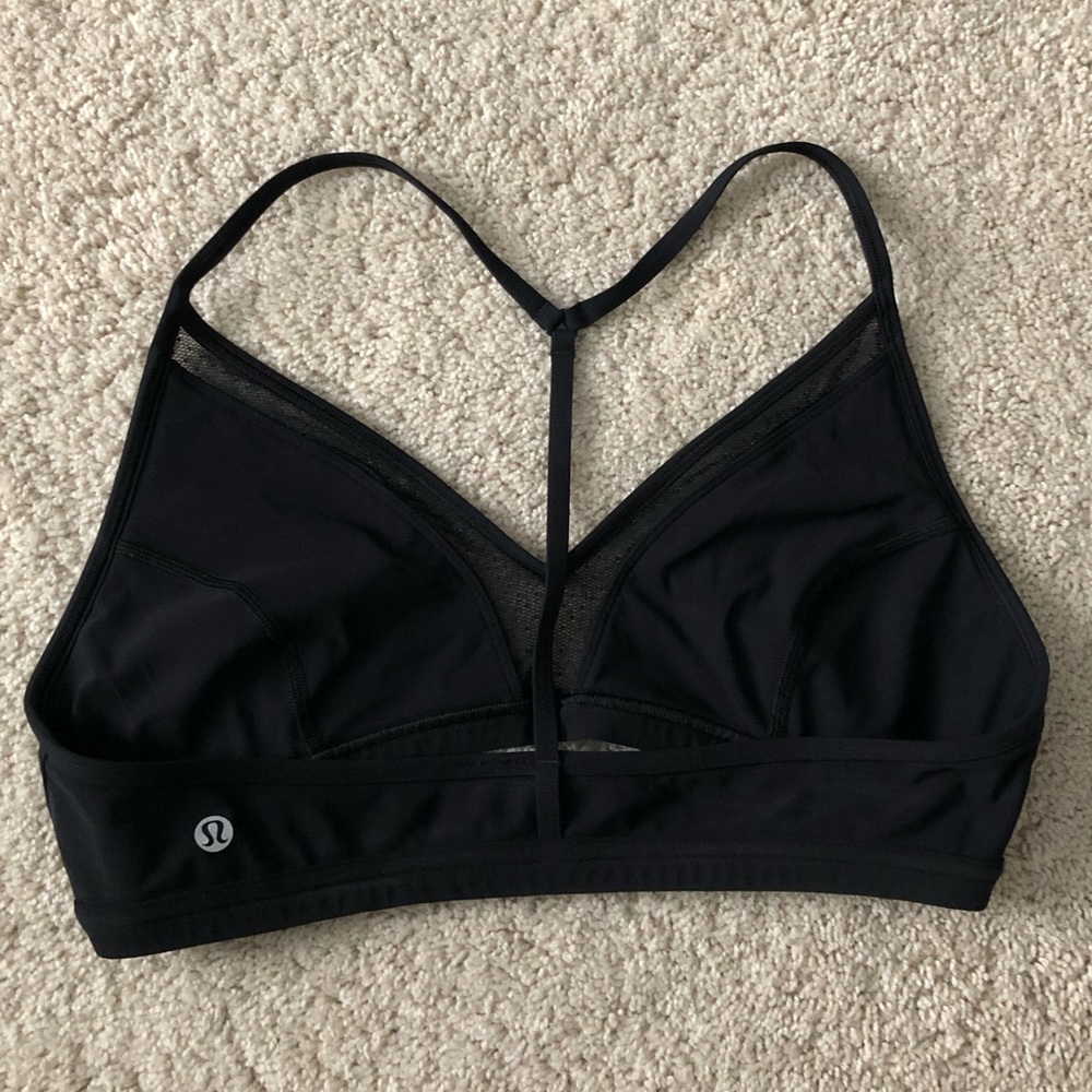 Size 10 Lululemon Black Sports Bra